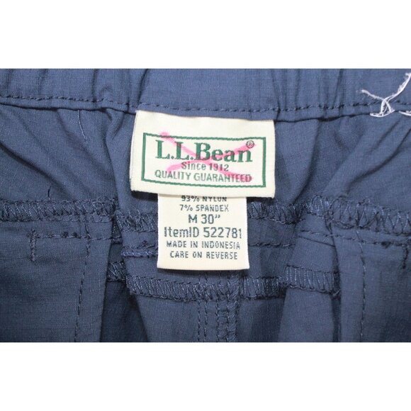 LL Bean Pathfinder Ripstop Adventure Pants Tapered Leg Classic Navy M 30" - Picture 7 of 10